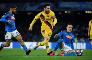 Barcelona ditahan Imbang Lawan Napoli, Skor 1-1