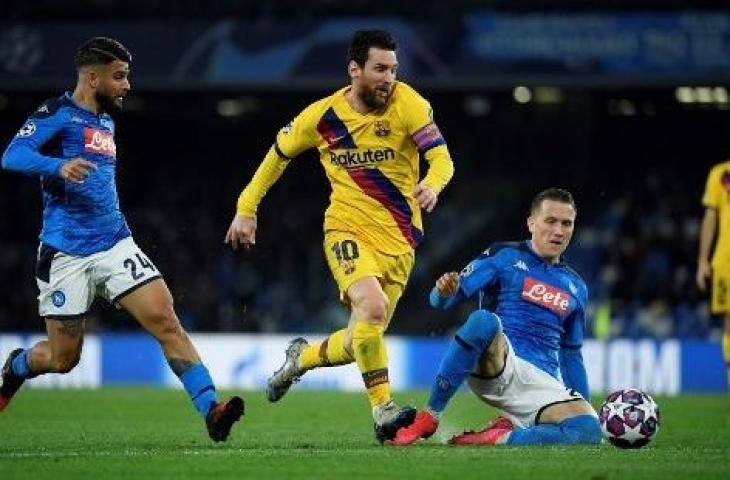Barcelona ditahan Imbang Lawan Napoli, Skor 1-1