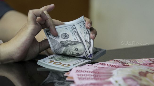 Nilai Tukar Rupiah Melempem Rp 14.750 per Dolar AS