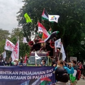 Geruduk Kantor PBB, Presiden KSPI: Israel Harus Hengkang dari Palestina!