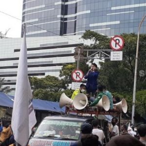 Sejumlah Pengunjuk Rasa dari BEM SI yang Menggelar Aksi di KPK Alami Peretasan