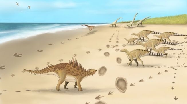 Jejak Kaki Dinosaurus Terakhir yang Hidup di Inggris