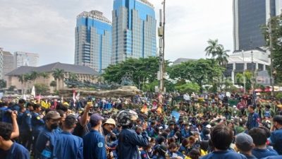 Gagal Sampaikan Tuntutan Langsung ke Istana Negara, Mahasiswa Kecewa Jokowi Pergi ke Bogor