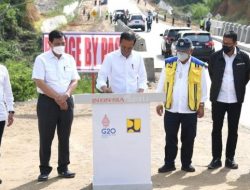Presiden Jokowi Resmikan Jalan Bypass Balige