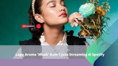 Lagu Aruma ‘Muak’ Raih 1 Juta Streaming di Spotify