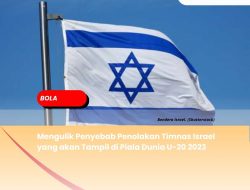 Mengulik Penyebab Penolakan Timnas Israel yang akan Tampil di Piala Dunia U-20 2023