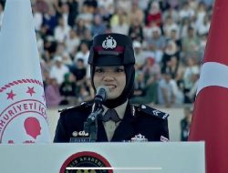 Briptu Tiara Nissa Zulbida, Dinobatkan sebagai Lulusan Terbaik Akademi Kepolisian Turki oleh Presiden Erdogan