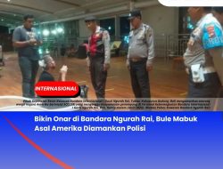 Bikin Onar di Bandara Ngurah Rai, Bule Mabuk Asal Amerika Diamankan Polisi