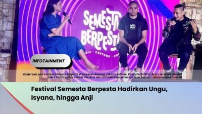 Festival Semesta Berpesta Hadirkan Ungu, Isyana, hingga Anji