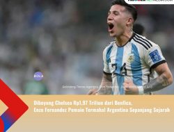Diboyong Chelsea Rp1,97 Triliun dari Benfica, Enzo Fernandez Pemain Termahal Argentina Sepanjang Sejarah