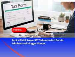 Sanksi Tidak Lapor SPT Tahunan dari Denda Administrasi hingga Pidana