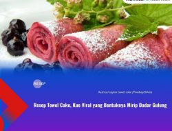 Resep Towel Cake, Kue Viral yang Bentuknya Mirip Dadar Gulung
