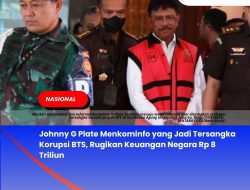 Johnny G Plate Menkominfo yang Jadi Tersangka Korupsi BTS, Rugikan Keuangan Negara Rp 8 Triliun
