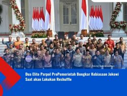 Dua Elite Parpol ProPemerintah Bongkar Kebiasaan Jokowi Saat akan Lakukan Reshuffle