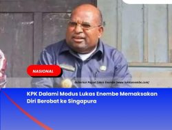 KPK Dalami Modus Lukas Enembe Memaksakan Diri Berobat ke Singapura
