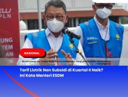 Tarif Listrik Non Subsidi di Kuartal II Naik? Ini Kata Menteri ESDM