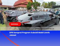 DPR Semprot Program Subsidi Mobil Listrik Jokowi