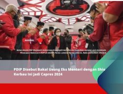 PDIP Disebut Bakal Usung Eks Menteri dengan Shio Kerbau Ini Jadi Capres 2024