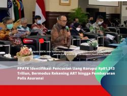 PPATK Identifikasi Pencucian Uang Korupsi Rp81,313 Triliun, Bermodus Rekening ART hingga Pembayaran Polis Asuransi