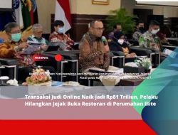 Transaksi Judi Online Naik jadi Rp81 Triliun, Pelaku Hilangkan Jejak Buka Restoran di Perumahan Elite