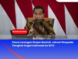 Pasca Larangan Ekspor Bauksit, Jokowi Waspada Tiongkok Gugat Indonesia ke WTO Pasca Larangan Ekspor Bauksit, Jokowi Waspada Tiongkok Gugat Indonesia ke WTO