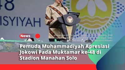 Pemuda Muhammadiyah Apresiasi Jokowi Pada Muktamar ke-48 di Stadion Manahan Solo