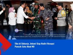 Tiba di Sidoarjo, Jokowi Siap Hadiri Resepsi Puncak Satu Abad NU
