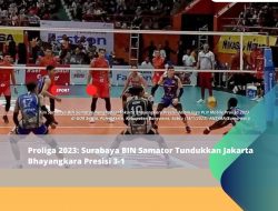 Proliga 2023: Surabaya BIN Samator Tundukkan Jakarta Bhayangkara Presisi 3-1