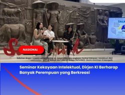 Seminar Kekayaan Intelektual, Dirjen KI Berharap Banyak Perempuan yang Berkreasi