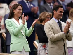 Kate Middleton Tampil Anggun dengan Busana Hijau di Turnamen Wimbledon