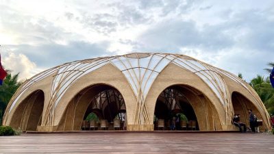 Bamboo Dome Rancangan Biroe Architecture dari KTT G20 Bali 2022 Terpilih dalam WAF Awards 2023