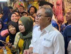Mendag RI Zulkifli Hasan Kunjungi Pasar Anyar Kota Bogor Untuk Menjaga Ekstabilitas Pangan