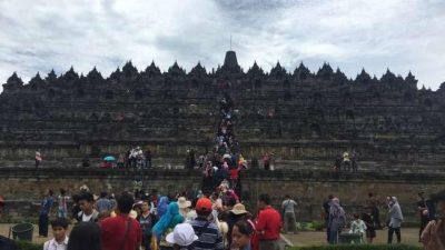 Puncak Kunjungan Wisatawan di Candi Borobudur Saat Lebaran Capai 31.089 Orang